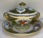 Xicara de Café em porcelana -  Japonesa- TASHIRO - Xicara 9,5 cm ; Pires 14,5 cm- (SA54)