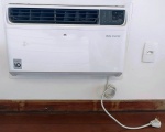 Ar condicionado LG DUAL INVERTER - para caixa -  Funcionando . Mede: 40x60 cm
