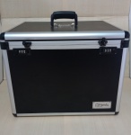 MALETA ESTILO BAÚ COM REVESTIMENTO INTERNO EM ESPUMA - IDEAL PARA TRANSPORTE -  (SEGREDO DESCONHECIDO) - MEDINDO 48,5 X 38,5 X 38 CM - NO ESTAD0