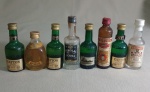 LOTE COM 08 BEBIDAS MINIATURAS - SENDO 04 CATTOS - 1 SMIRNOFF - 1 NIKOLAI - 1 DOSE - DIMPLE - NO ESTADO