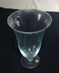 GRANDIOSO VASO DE VIDRO TRANSLÚCIDO - MEDINDO 31,5 X 21 CM - SEM USO