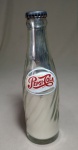 COLECIONISMO - GARRAFA DE VIDRO VINTAGE - PEPSI COLA - COMEMORATIVA DE INAUGURAÇÃO 1970 - MEDINDO 20 CM