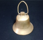 ANTIGO SINO DE BRONZE - MEDINDO 12 X 7 CM  - NO ESTADO