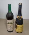 LOTE C0NTENDO 01 GARRAFA DE VINHO BRANCO - ALMADÉN RIESLING  1988 - 720 ML - 01 VINÃ SAN FELIPE (ARGENTINO) VINHO TINTO 700 ML -  LACRADOS - VENDA PROIBIDA PARA MENORES DE 18 ANOS - NO ESTADO