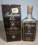 GARRAFA DE WHISKY BALLANTINES 12 ANOS - VENDA PROIBIDA PARA MENORES DE 18 ANOS - NO ESTADO