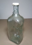 GARRAFA DE VIDRO - TAMPA COM VEDAÇÃO - MEDINDO 31 X 12 CM - NO ESTADO