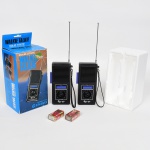 ELETRÔNICO, par (2) WALKIE TALKIE, Made in Japan, marca GEMBOX, modelo KT-7, acondicionados na caixa original, não aparentam terem sido usados ou pouco uso, vide foto.