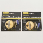 DEMOLIÇÃO, par (2) de STOP DOOR (batente de porta), confeccionados em bronze, marca STANLEY, lacrados e sem uso, vide foto.