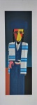 Inos Corradin, Rabino, gravura, tiragem PA, 100x36cm, Assinatura Serigrafada, sem moldura