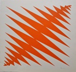 Hércules Barsotti, Geométrico, gravura, tiragem 8/100, 48x50cm, sem moldura, necessita de pequena limpeza