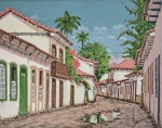 Joel Firmino do Amaral, Paraty, óleo sobre tela, 40x50cm, sem moldura