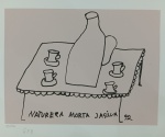 José Antonio da Silva, Natureza Morta, gravura, tiragem 43/50, EDIÇÃO PÓSTUMA, sem moldura