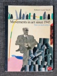 Livro. Biblioteca José Roberto Teixeira Leite. MOVEMENTS IN ART SINCE 1945, de Edward Lucie-Smith. Londres, Thames and Hudson,1984. Brochura, 288 páginas, ilustrado. 21 x 15 cm. Em perfeito estado.  Edward Lucie-Smith traça um bosquejo dos movimentos artísticos surgidos após a II Guerra Mundial, do expressionismo abstrato, passando pela Op e a Pop, à arte conceitual e  à nova escultura.