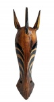 Zebra madeira ricamente trabalhada para fixar na parede. Medida 50 cm.