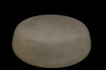 Cúpula para plafon teto em vidro acidado. Altura 9cm x 27 diâmetro. Bocal 15 cm