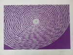 Kleber Ventura, Teia Roxa, gravura 10/30, 50x70cm, sem moldura