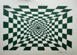 Kleber Ventura, Infinito Verde, gravura 8/25, 50x70cm, sem moldura