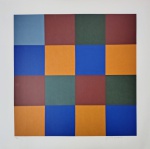 Judith Lauand, Geométrico, gravura, tiragem 45/100, 50x50cm, sem moldura