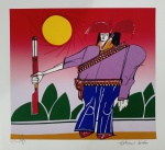 Aldemir Martins, Cangaceiro, gravura 47/120, 42x46cm, sem moldura, Edição Póstuma