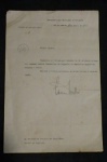 Documento Histórico Ministério das Relações exteriores de 1917.