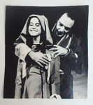 Foto de Ney Latorraca e Lucélia Santos ano de 1974.