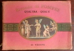 Livro Pompei Qual'era Qual'è com variadas fotos e 47 páginas.