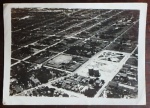 Antiga fotografia com vista aérea da Cidade de Fortaleza. Med. 13cm x 18cm.