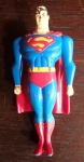 Antigo Boneco do Superman pequenas perdas coloração. Alt. 10 cm.