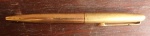 Colecionismo - Antiga caneta Parker Dourada.
