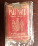 Colecionismo - Antigo Maço de Cigarro Fechado Marca Pall Mall, com  selo no fechamento. No estado.