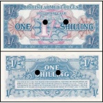 Great Britain Inglaterra P-M26b Fe 1 Shilling ND (1956) Uso Militar