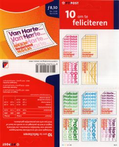 HOLANDA - CADERNETA COMPLETA NOVA COM GOMA - 2001