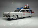 1959 Cadillac ECTO-1 Ghostbusters Branco e Vermelho - Hotwheels Escala 1/18 miniatura em metal dieca