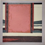 José Paulo Moreira da Fonseca, Janela, gravura, tiragem 66/180, 66x66cm, sem moldura, bordas com avaria