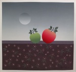 Nelson Porto, Nós Dois, gravura, tiragem 7/100, 1988, 33x35cm, sem moldura