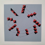 Judith Lauand, Composição, gravura 25/100, 50x50cm, sem moldura