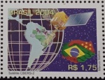 BRASIL  SELO DO ANO 2004 SATÉLITE  CBERS 2 -   EM ESTADO MINT DE CONSERVAÇÃO