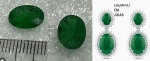 ESMERALDA - LAPIDAÇÃO OVAL - PEÇA EXTRA LUX0 - VERDE ESMERALDA MARAVILHOSO