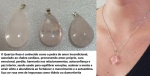 PINGENTES SUPER LOTE COM 3 PINGENTES DIFERENTES EM QUARTZO ROSA A PEDRA DO AMOR INCONDICIONAL !