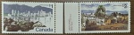 CANADA PAR DE SELOS COM O TEMA TURISMO ANO 1973 - EM ESTADO MINT DE CONSERVAÇÃO!