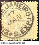 PAO DE AÇUCAR ULTRAMAR RHM 69 VALOR CAT 210 REAIS -CARIMBO BÉLISSIMO-  ESTADO DE CONSERVAÇÃO CONFORME FOTO EXIBIDA