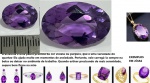 AMETISTA ROXA - ORIGEM SANT SÉ BAHIA BRASIL - LAPIDAÇÃO OVAL  E COR ROXA INTENSA  MUTIFACETADO !!!!