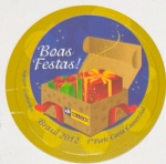 BRASIL SELO NATAL CAIXA DE PRESENTE   DO ANO 2012  RHM C 3233 EM ESTADO MINT DE CONSERVAÇÃO!