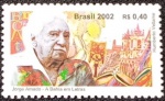 BRASIL SELO DO ANO 2002 JORGE AMADO  EM ESTADO MINT DE CONSERVAÇÃO