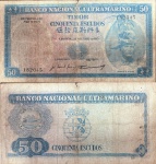 TIMOR - CEDULA ESCASSA DO ANO 1967 CIRCULADA - ESTADO DE CONSERVAÇÃO CONFORME A FOTO EXIBIDA!! -