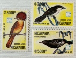 NICARAGUA SÉRIE DE SELOS COM O TEMA FAUNA AVES - EM ESTADO MINT DE CONSERVAÇÃO!