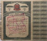 APÓLICE DO ESTADO DE SÃO PAULO DO ANO 1935 COM UM BELO CARIMBO DE PRESCRITO