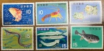 JAPÃO -  SÉRIE COMPLETA ESCASSA COM O TEMA FAUNA MARINHA