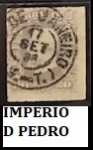 IMPÉRIO SELO D PEDRO CARIMBO LINDO  ESCASSO EM BÉLISSIMO ESTADO DE CONSERVAÇÃO CONFORME A FOTO EXIBIDAXX