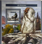 REPUBLICA DO DJIBOUTI- BLOCO GRANDE COM O TEMA FAUNA   EM ESTADO MINT DE CONSERVAÇÃO !